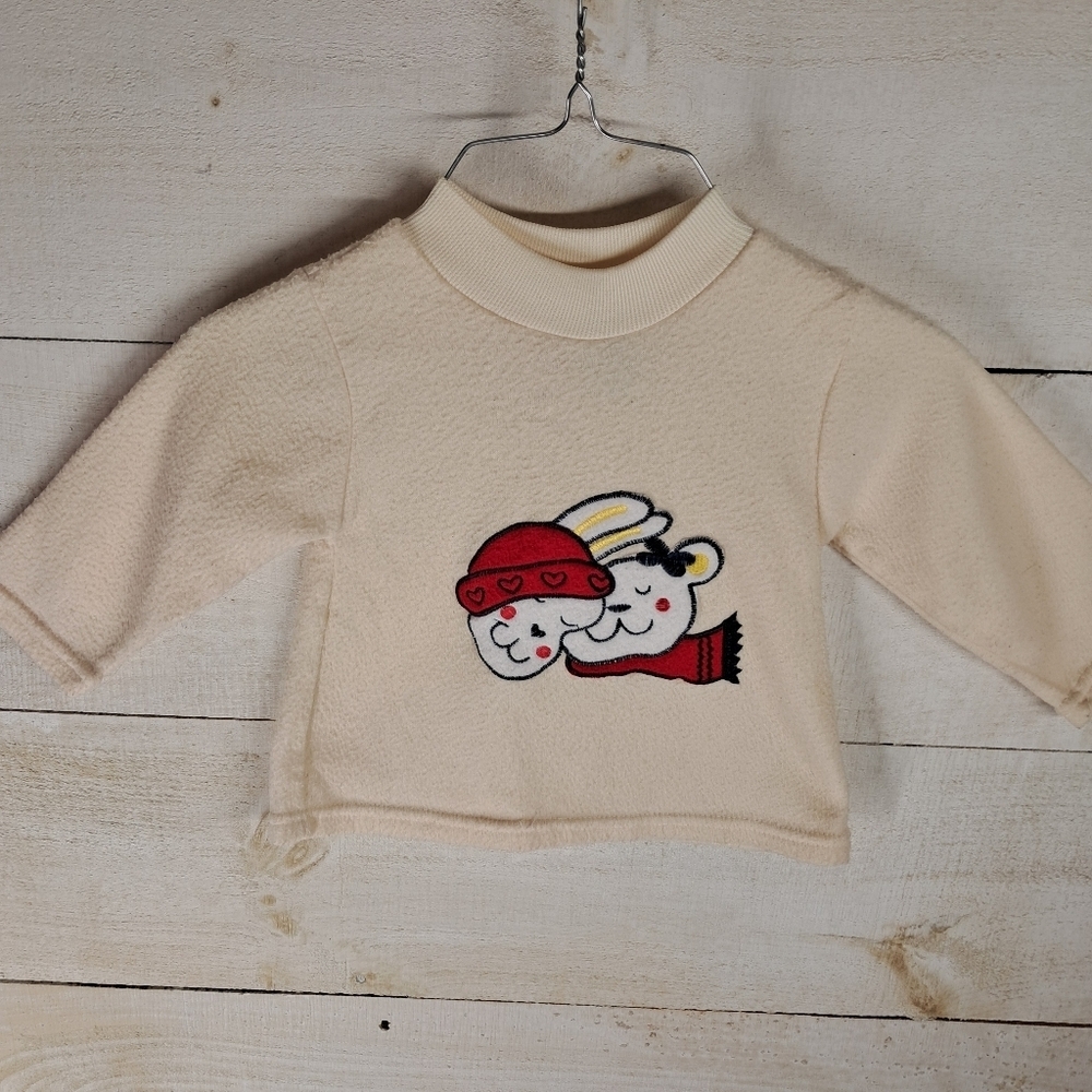 Hush Puppies Pups Sweater Cream Size 2T
